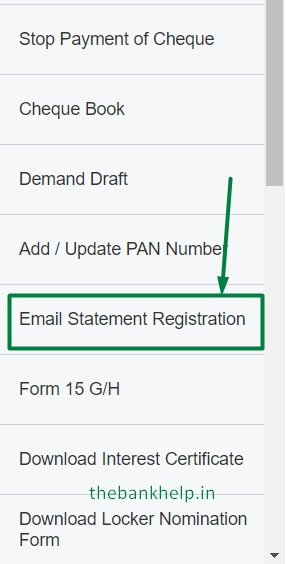 click-on-email-statement-registration-in-hdfc-netbanking