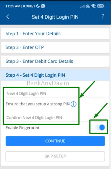 HDFC quick access pin kaise change kare