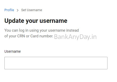 enter username in kotak netbanking