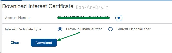 download interest certificate from hdfc netbanking