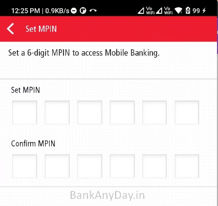 enter new mpin in kotak app