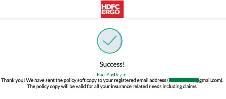 hdfc ergo policy download