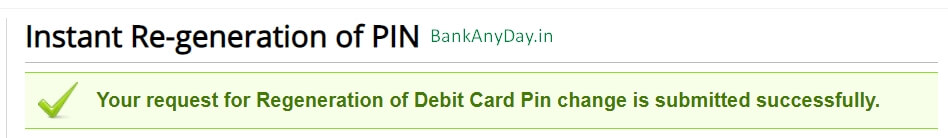 kotak debit card pin generation in hindi