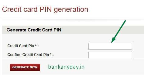 generate icici credit card pin using icici netbanking