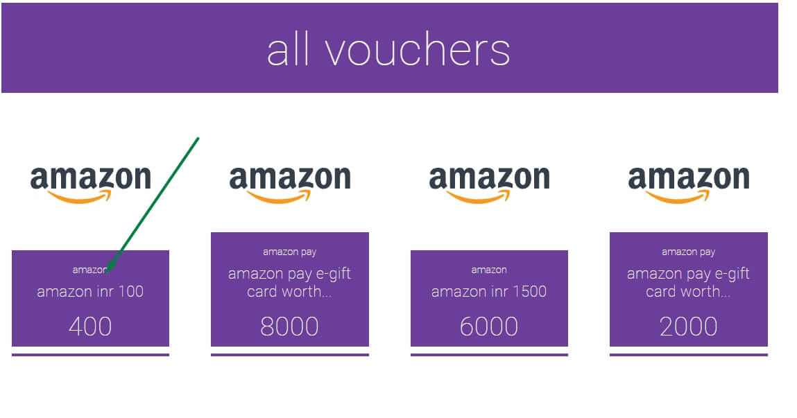 kotak rewards site me amazon voucher select kare